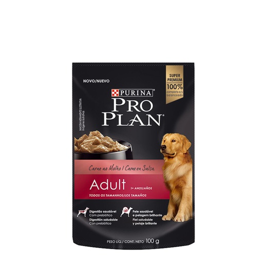 PRO PLAN Pouch Adult Dog Carne en Salsa