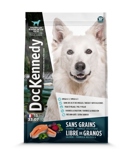 DOC KENNEDY Salmon Libre De Granos 15 KG