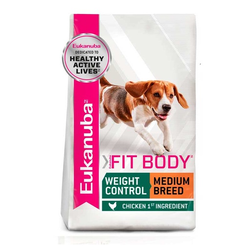 EUKANUBA Fit Body Weight Control Medium Breed