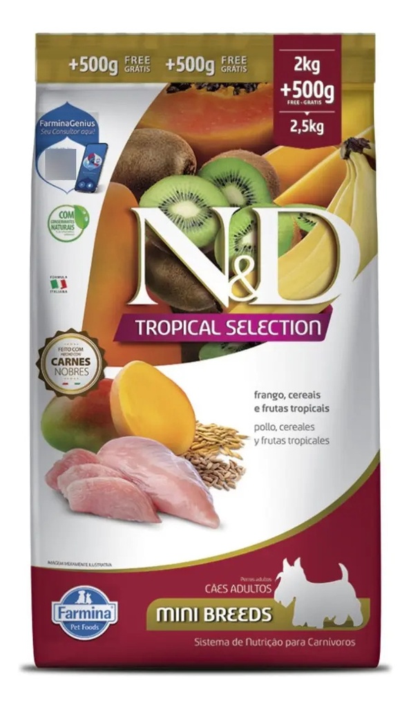 N&d Tropical Pollo Perro Adulto Pequeño 2 Kg