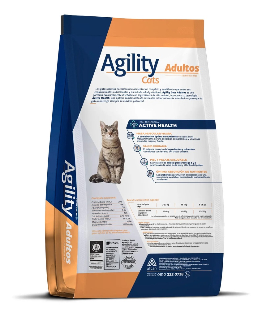Alimento Agility Premium Gato Adulto 10kg