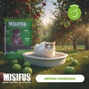 Arena Sanitaria Aglutinante Misifus 20kg Manzana