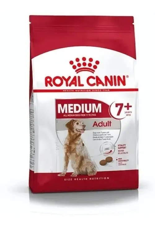 Alimento Balanceado Royal Canin Perro Medium Adulto +7 15kg