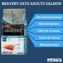 Bravery Salmón Gato Adulto 7 Kg