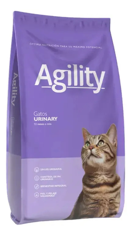 Alimento Agility Premium Urinary Para Gato Adulto Todos Los Tamaños Sabor Mezcla