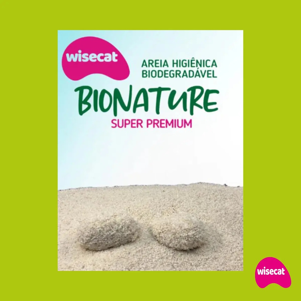 Arena De Yuca Para Gatos Biodegradable Wisecat 4kg Bionature