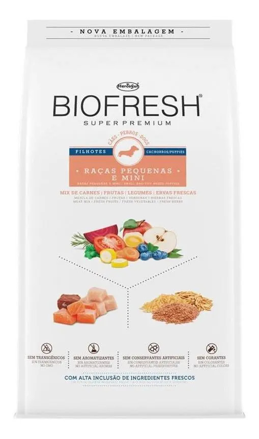 Alimento Biofresh Para Perro Cachorro De Raza Pequeña 3kg