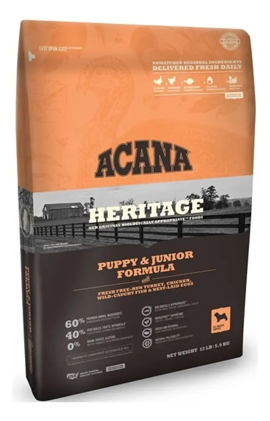 Alimento Seco Acana Puppy & Junior Mix Para Perro Cachorro 11.4 Kg
