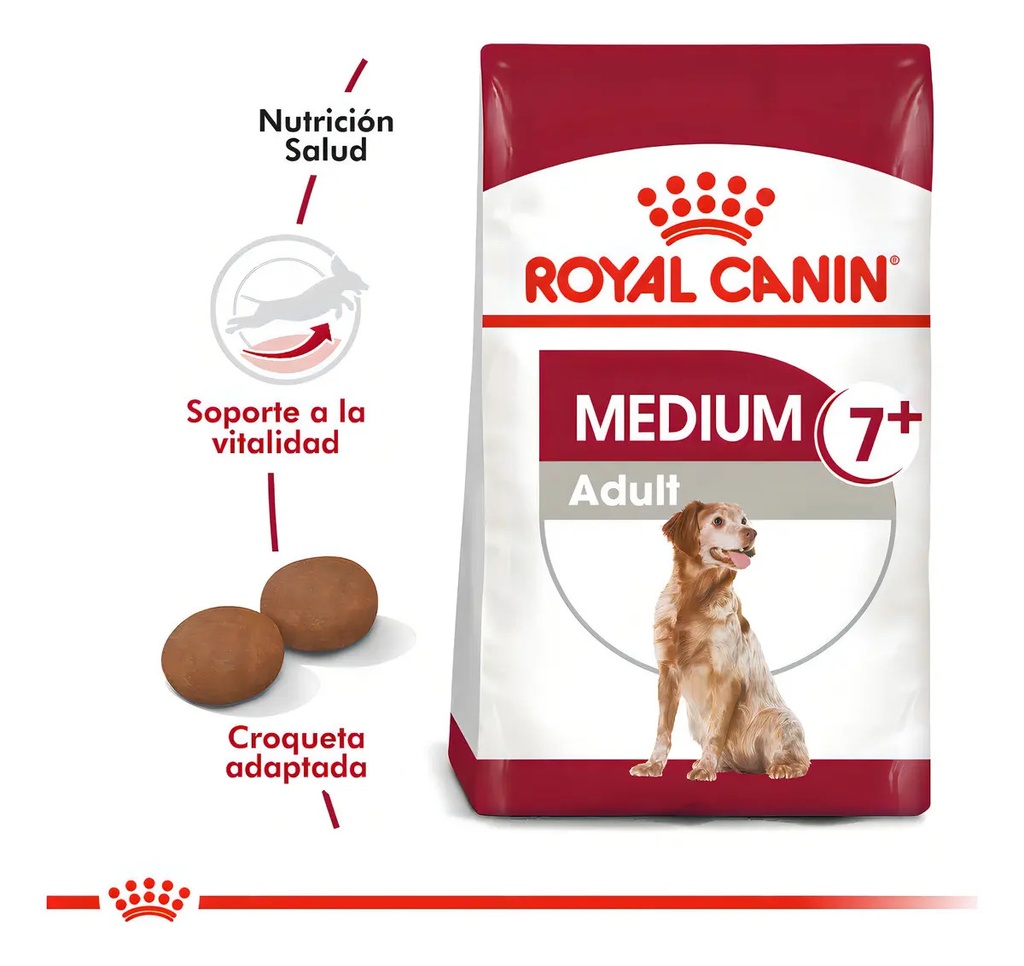Alimento Royal Canin Size Health Nutrition Medium Adult 7+ Para Perro Senior De Raza Mediana Sabor Mezcla