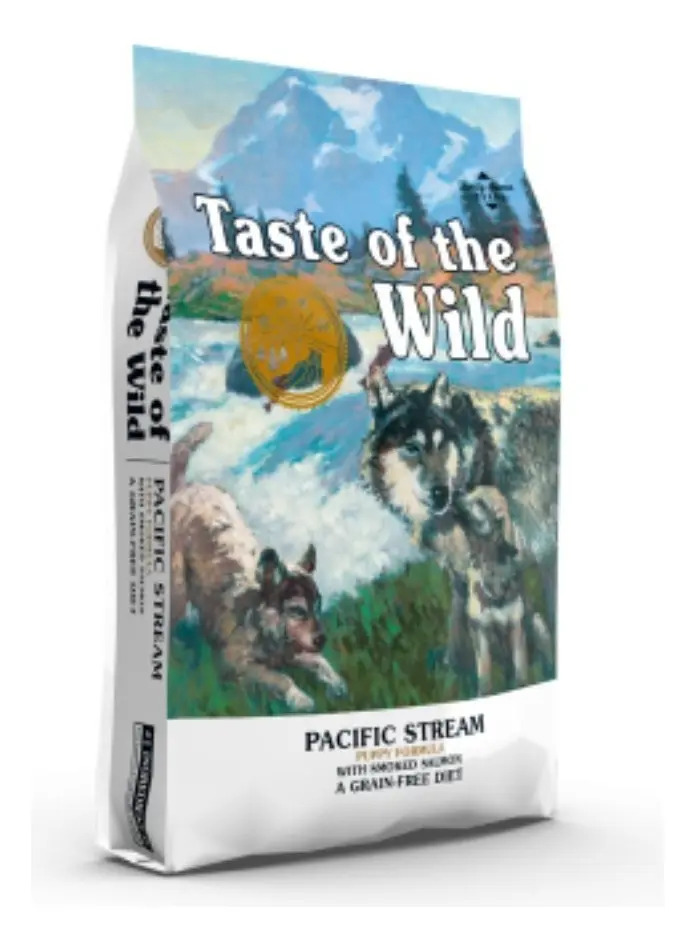 Alimento Taste Of The Wild Pacific Stream Puppy Para Perro Cachorro Sabor Salmón Ahumado En Bolsa De 5,6kg