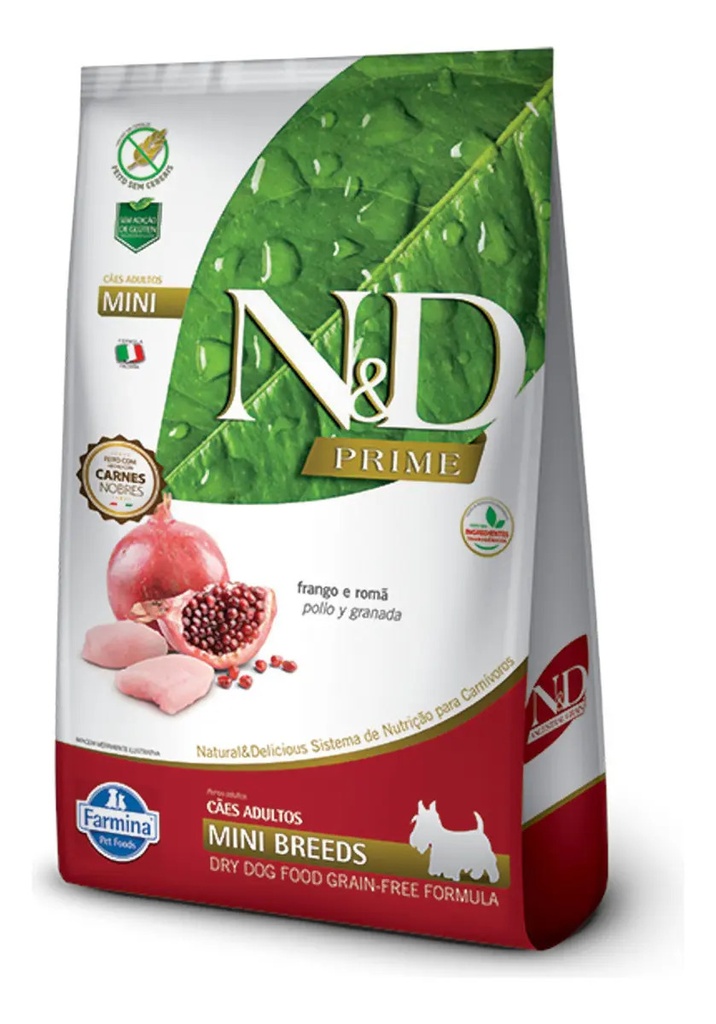 N&d Prime Pollo Perro Adulto Raza Pequeña Saco 2,5 Kg