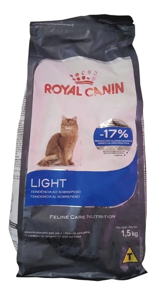 Alimento Royal Canin Feline Care Nutrition Light Para Gato Adulto Los Tamaños Sabor Mix De 1.5 Kg