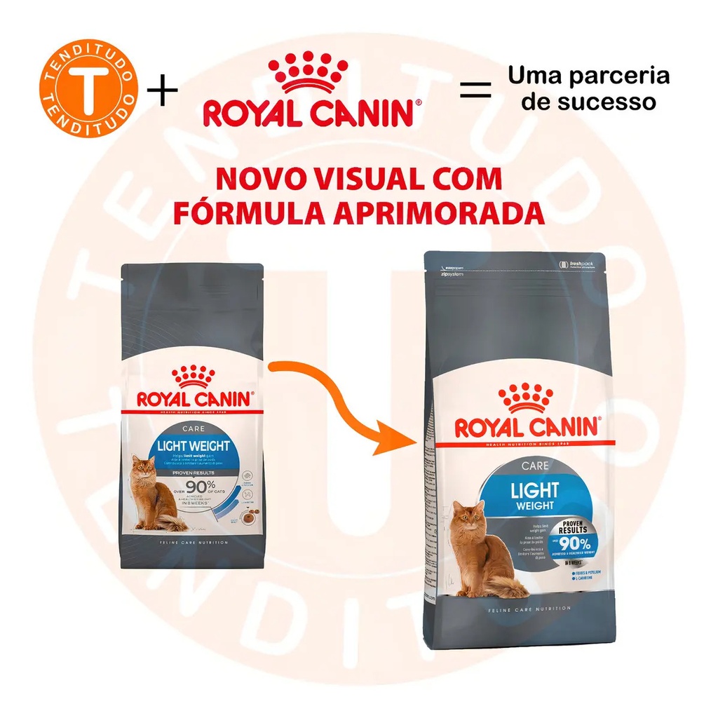 Alimento Royal Canin Feline Care Nutrition Light Para Gato Adulto Los Tamaños Sabor Mix De 1.5 Kg