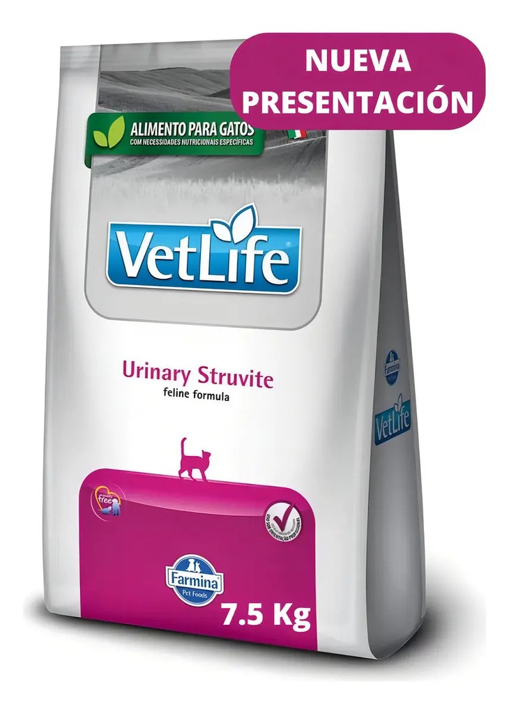 Vetlife Urinary Struvite Gato Saco 7,5kg