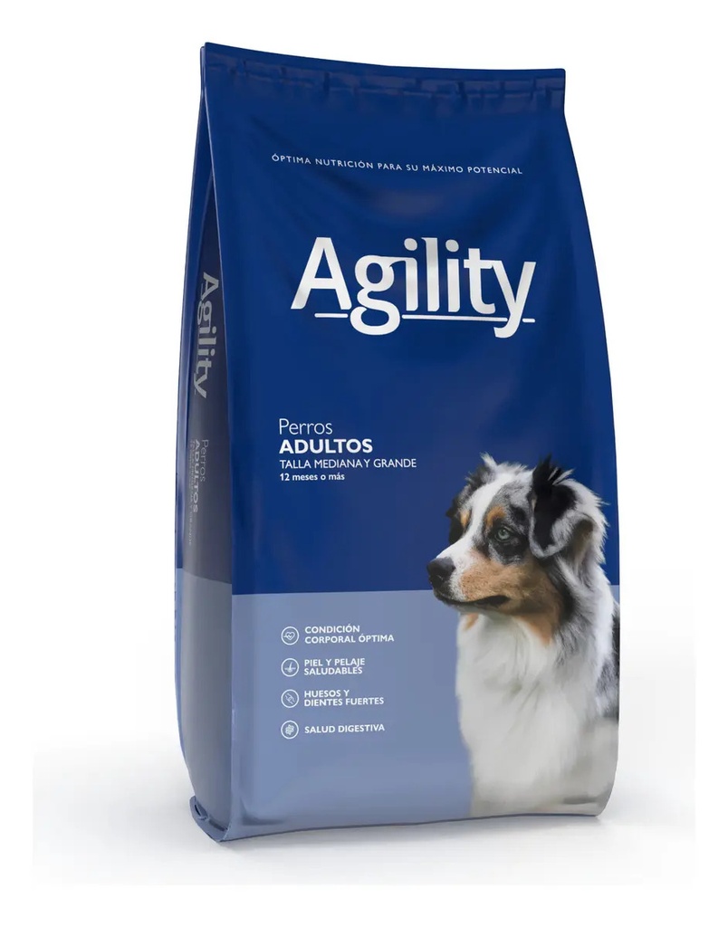 Alimento Seco Agility Active Health Para Perro Adulto Mediano Y Grande De 20 Kg