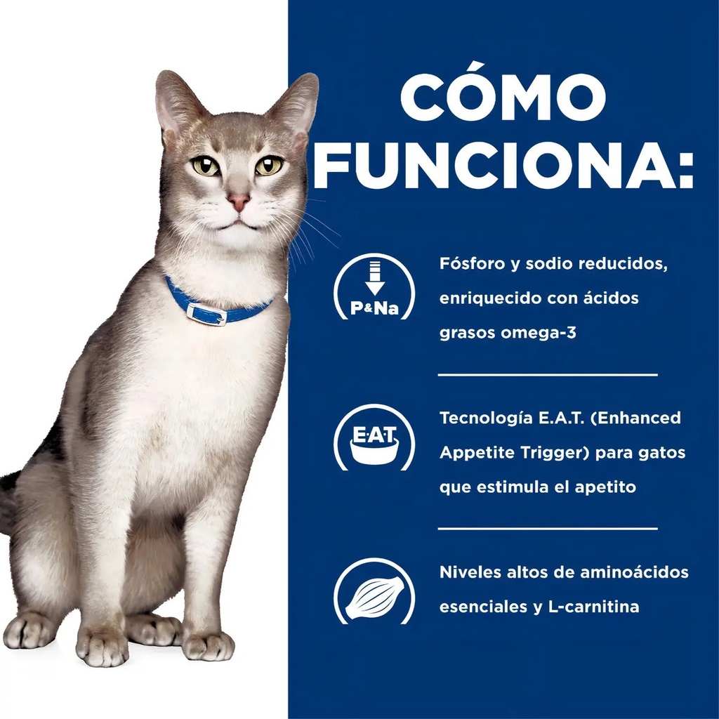 Alimento Hill's Prescription Diet Kidney Care Feline K/d Para Gato Adulto De Raza Mediana Sabor Pollo