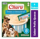 Churu Snack Premio Perro Pollo Con Queso - 8 Tubitos