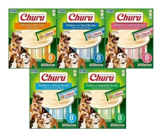 Churu Para Perro Pollo Con Vegetales - 8 Und