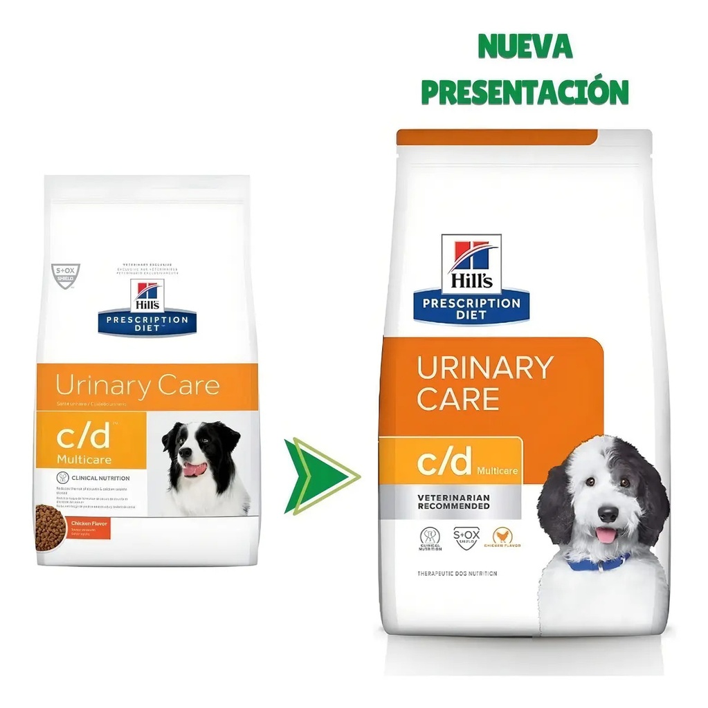 Alimento Hill's Prescription Diet Urinary Care C/d Multicare Para Perro Todas Las Edades Todos Los Tamaños Sabor Pollo