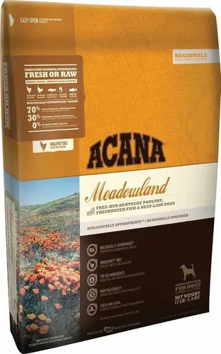 Alimento Perro Acana Dog Meadowland 11kg. Super Premium