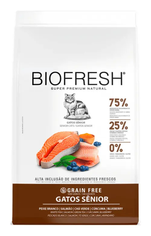Alimento Super Premium Biofresh Gato Senior Pescado 7,5 Kg