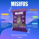 Arena Sanitaria Aglutinante Misifus 20kg Lavanda