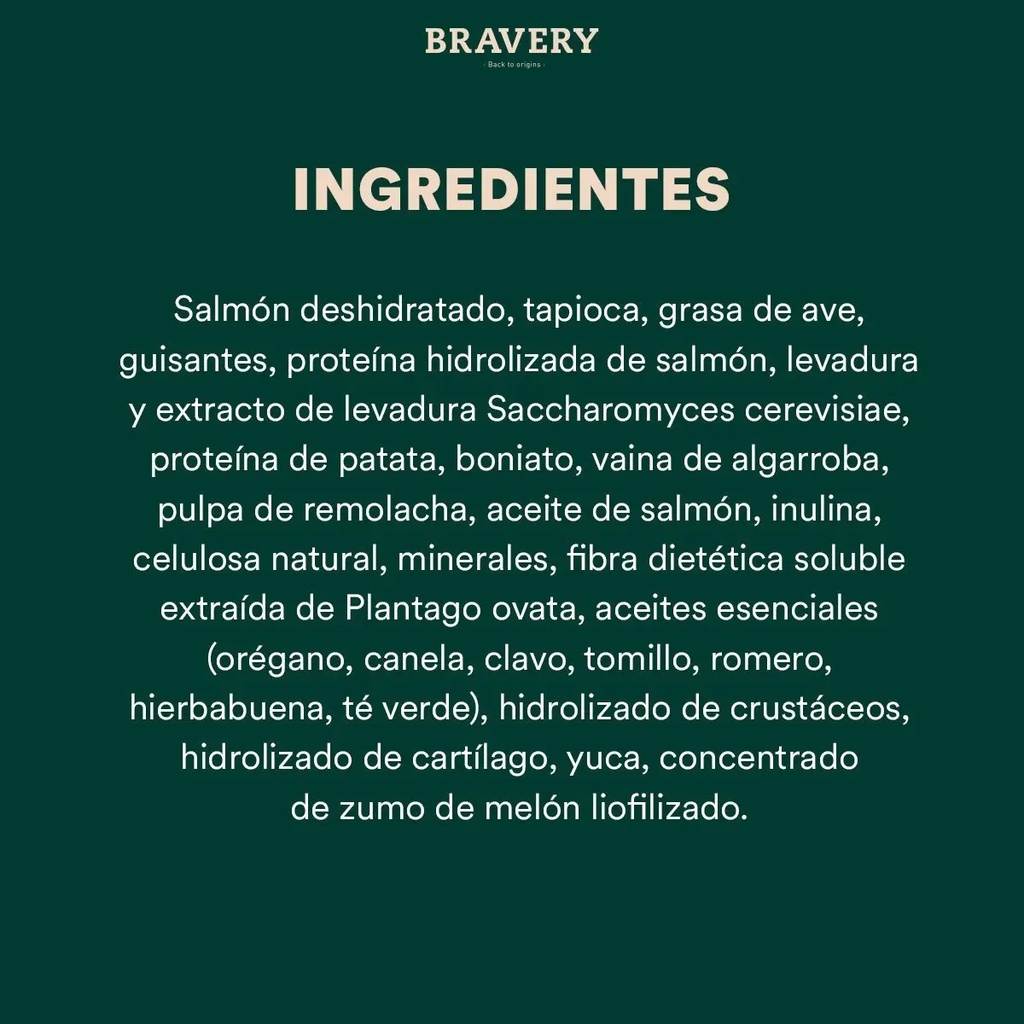 Bravery Salmón Mini Puppy Cachorro Raza Pequeña 7 Kg