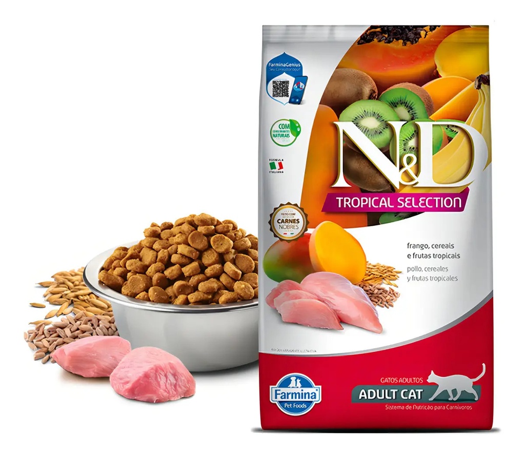 N&d Tropical Pollo Gato Adulto Saco 1,5kg