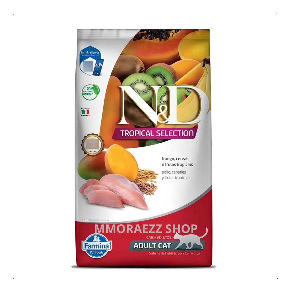 N&d Tropical Pollo Gato Adulto Saco 1,5kg