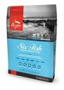 Alimento Orijen Six Fish Para Perro Todas Las Edades Los Tamaños Sabor Pescado En Bolsa De 5.9kg