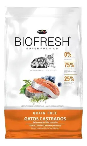 Biofresh Alimento Seco Gatos Adultos Castrados Sabor Salmón 7.5 Kg