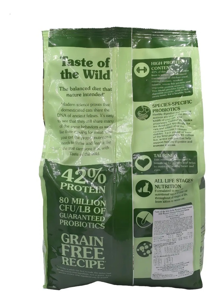 Alimento Seco Gato Taste Of The Wild 6.3kg Venado/salmón Rocky Mountain