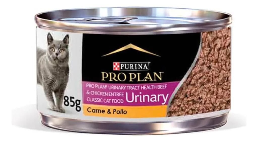 Alimento Pro Plan Urinary Para Gato Adulto Sabor Carne Y Pollo De 85 G