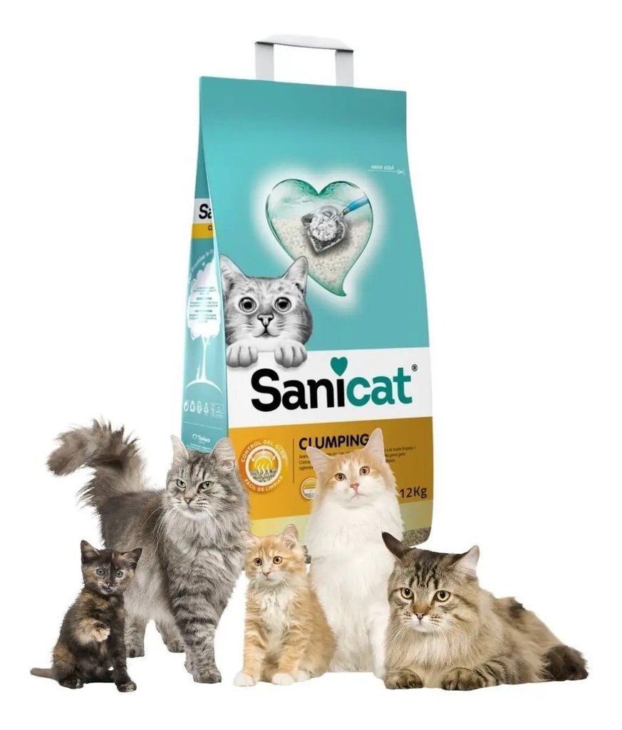 Sanicat Arena Sanitaria Gato Aglutinante 12kg
