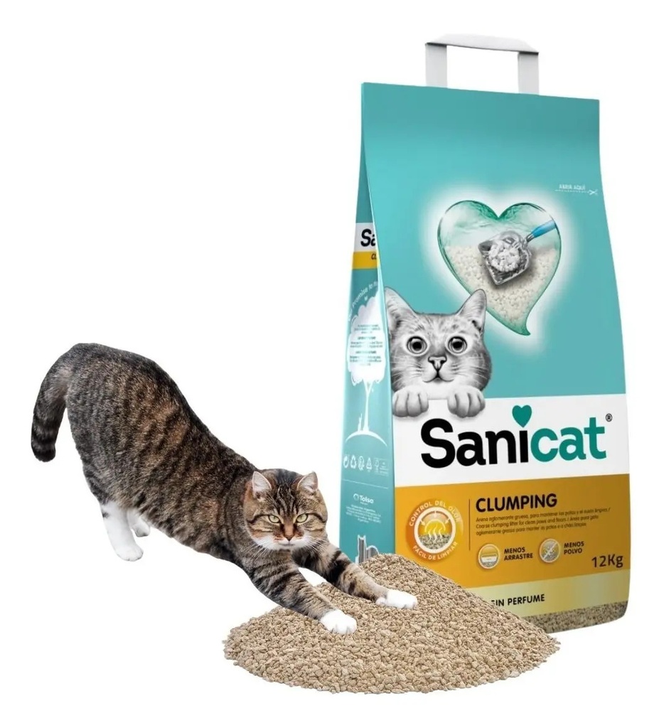 Sanicat Arena Sanitaria Gato Aglutinante 12kg