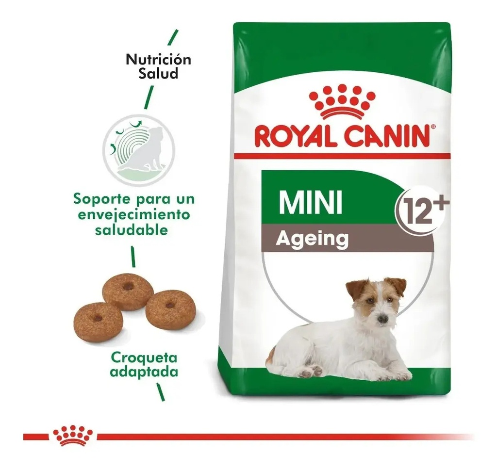 Royal Canin Mini Adulto 12+ Perro Senior,3 Kg, Envío Gratis!