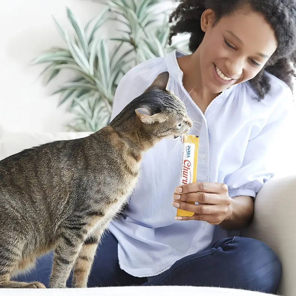Churu Golosina Para Gatos En Puré De Atún 50 Variedades
