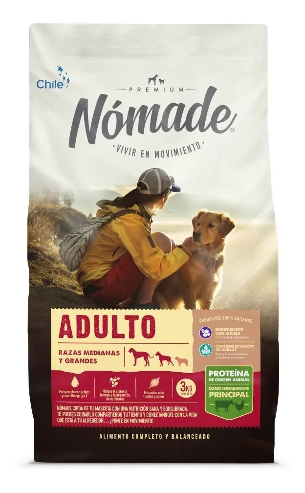 Alimento Premium Nomade Raza Med/gde 20kg