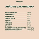 Alimento Bravery Salmón Perro Adulto Raza Mediana Y Grande 12 Kg