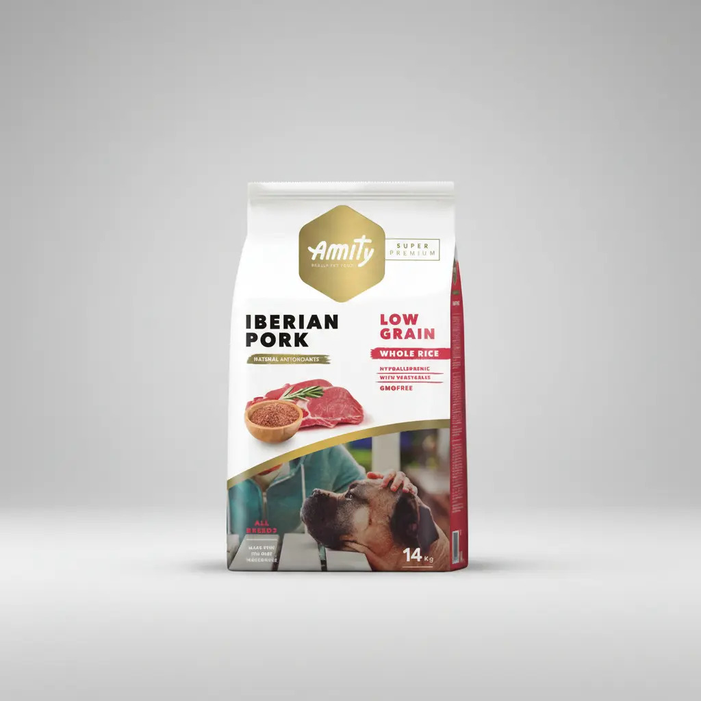 Alimento Para Perro Adulto Amity Cerdo - 14 Kg