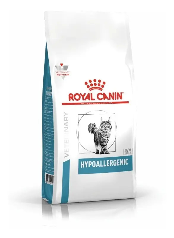 Alimento Royal Canin Veterinary Diet Feline Hipoalergénico Anallergenic Para Gato Adulto De Raza Mediana Sabor Mezcla