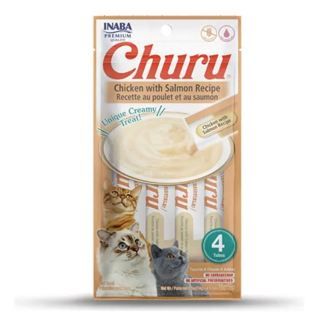Inaba Ciao Churu Pollo Y Salmon 56gr
