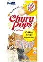Inaba Ciao Churu Pops Pollo - Snack Premio Gato - 4 Tubos