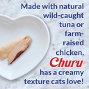 Inaba Churu Snack Gato Mix Sabor Pollo, 60 Tubitos
