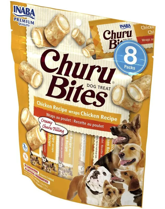 Inaba Churu Bites Perro Sabor Pollo 8 Unidades