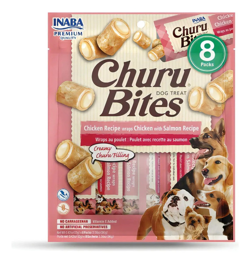 Churu Bites Perro Pollo. Pack 8. Ap