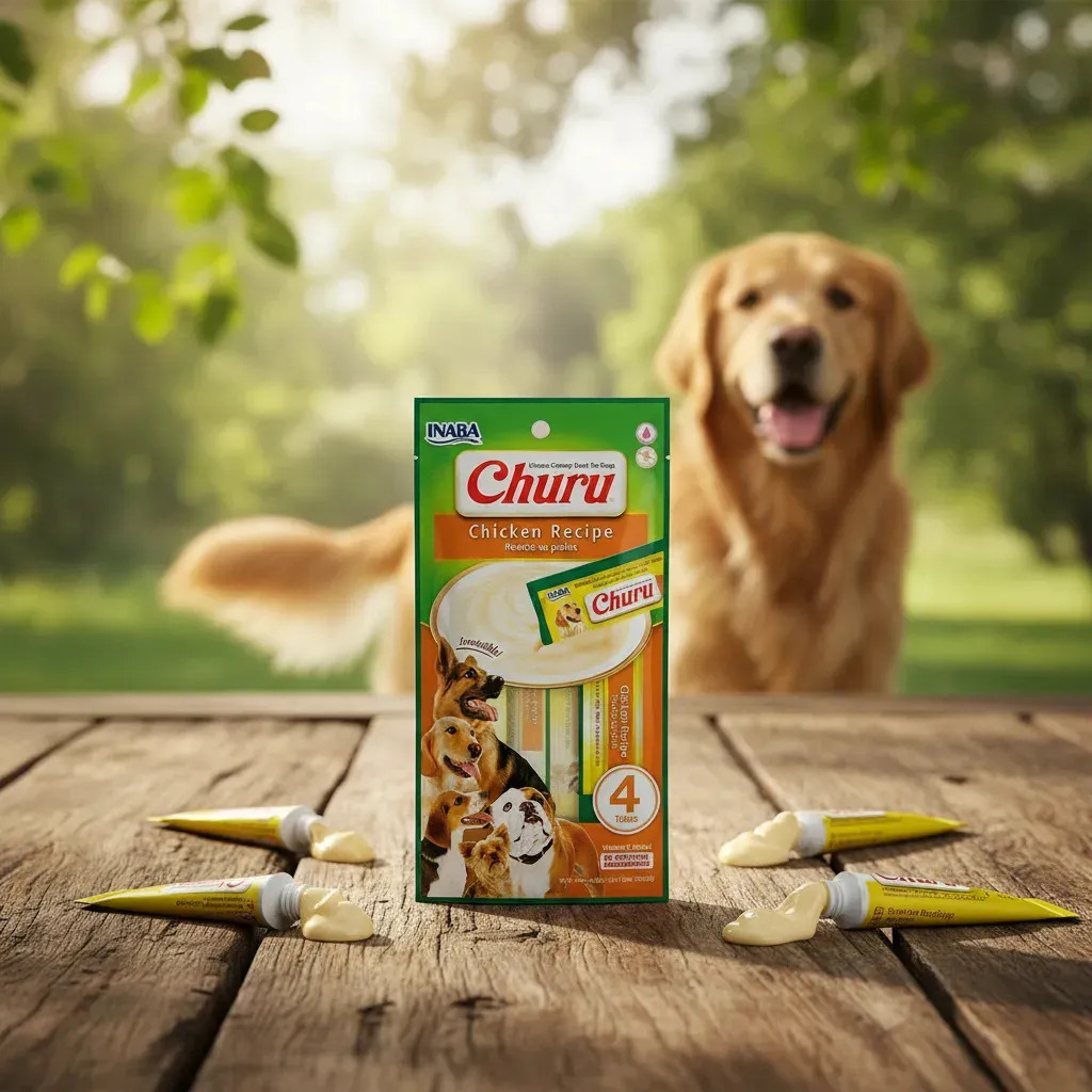 Snack Para Perro Cremoso Inaba Churu Pollo 14 Gr