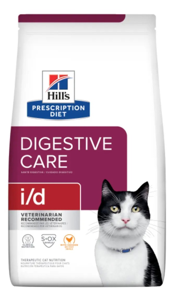 Alimento Hill's Prescription Diet Digestive Care I/d Para Gato Sabor Pollo De 1.81 Kg