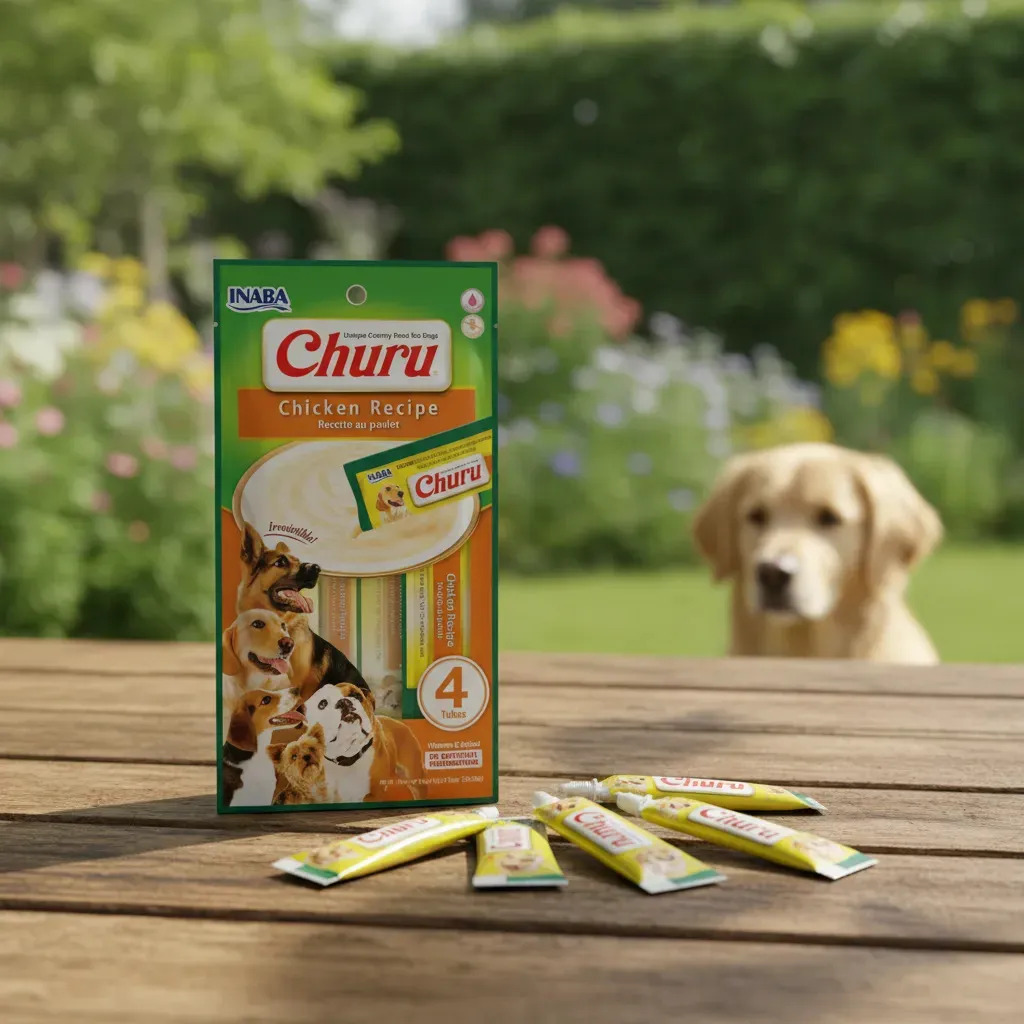 Snack Para Perro Cremoso Inaba Churu Pollo 14 Gr