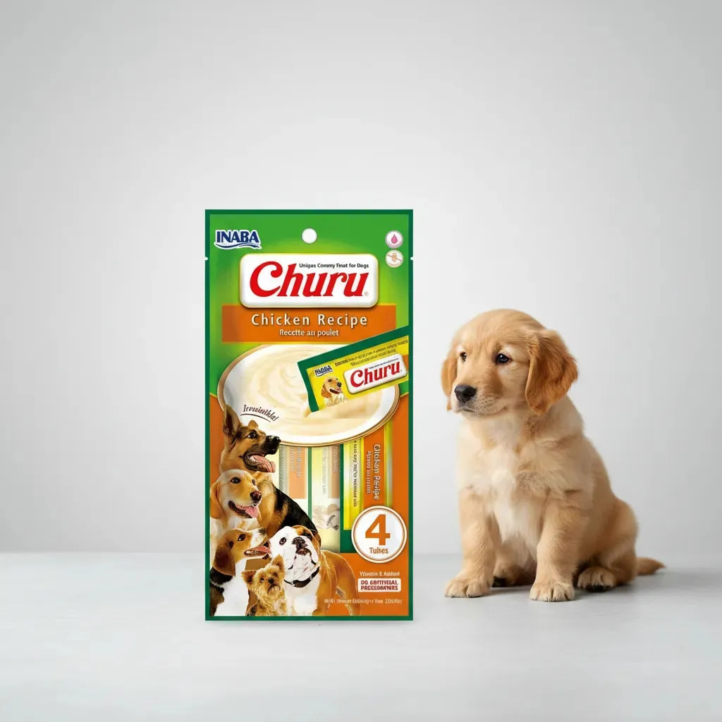 Snack Para Perro Cremoso Inaba Churu Pollo 14 Gr